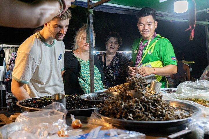 シェムリアップ夕食ツアー-5ストップローカルテイスティング