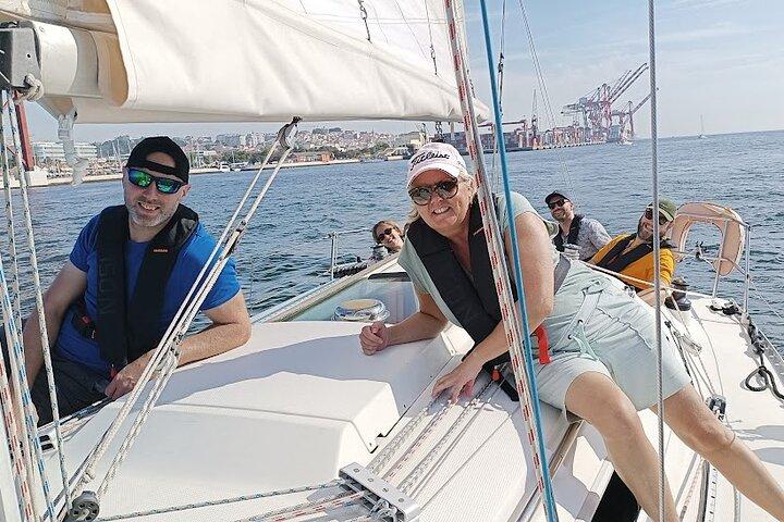 Private Lisbon Sailboat Tour with Welcome Drink