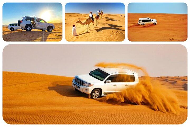 Doha:Wüstensafari, Sandboarding, Kamelritt & Binnenseetour