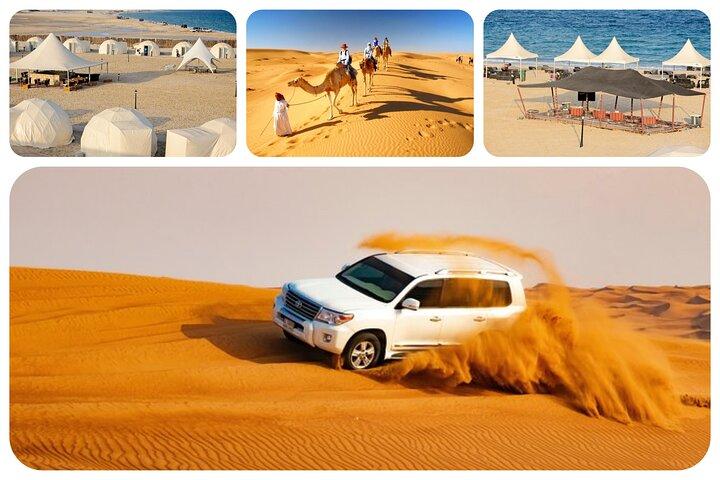 Doha: Safari de dia inteiro no deserto | Jantar de churrasco | Mar interior