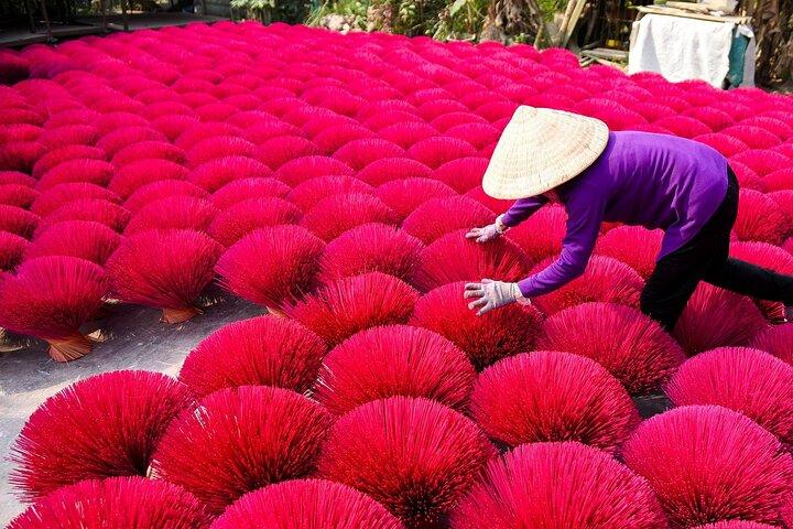 Ganztägige Tour von Hanoi zum Weihrauchdorf und Tam Coc, Ninh Binh
