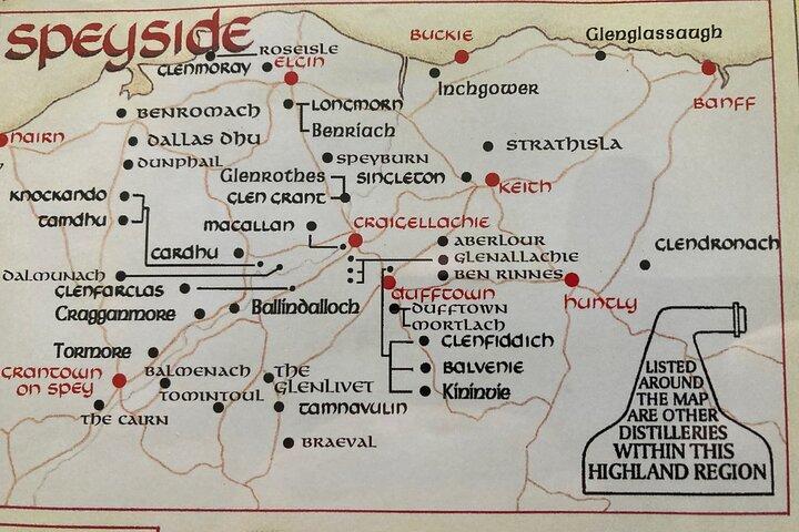 Tour privato di whisky di un'intera giornata allo Speyside