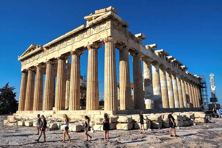 Tour guidato di un'intera giornata dell'Acropoli e del Sounio ad Atene