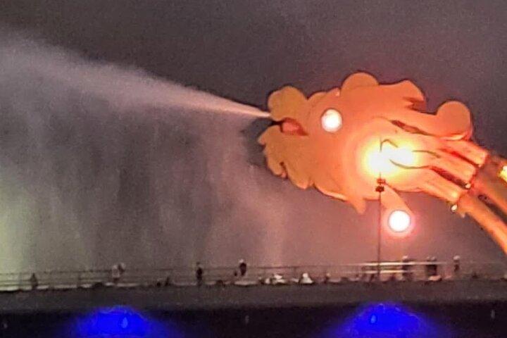 Han-riviercruise bij nacht met dansvoorstelling