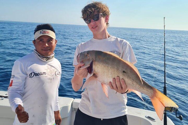 Experiencia Privada de Medio Día de Pesca en Puerto Morelos