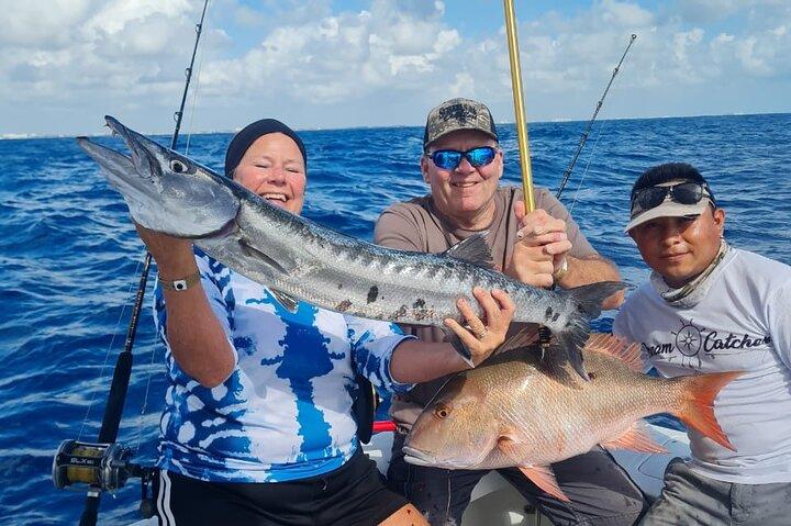 Experiencia Privada de Medio Día de Pesca en Puerto Morelos
