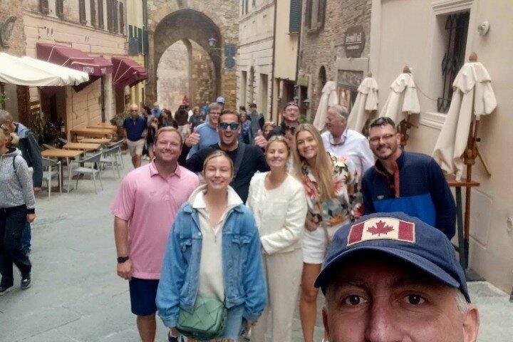Transfert de Rome à Florence avec un arrêt à Montepulciano
