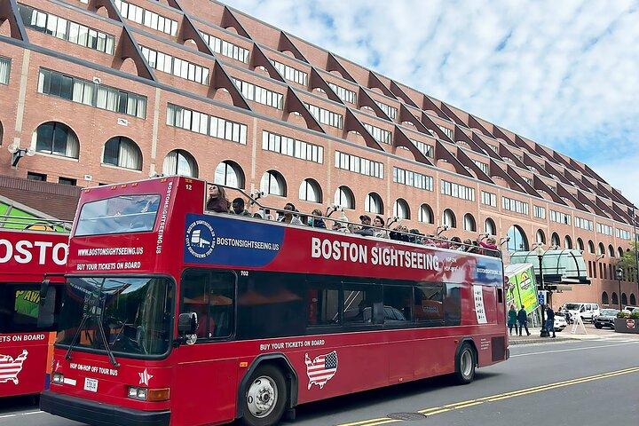 Boston Sightseeing Single Ride Pass Med Double Decker Tour Bus