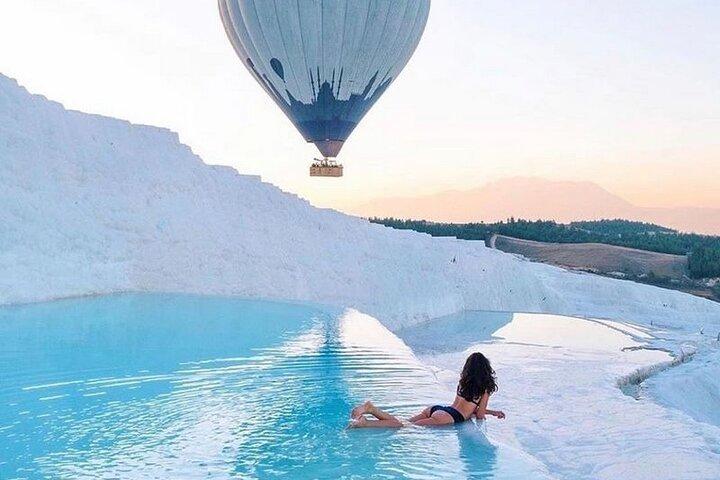 Pamukkale en Hierapolis-rondleiding van een hele dag vanuit Kemer