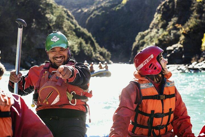 Wildwaterraften op de Queenstown Shotover River