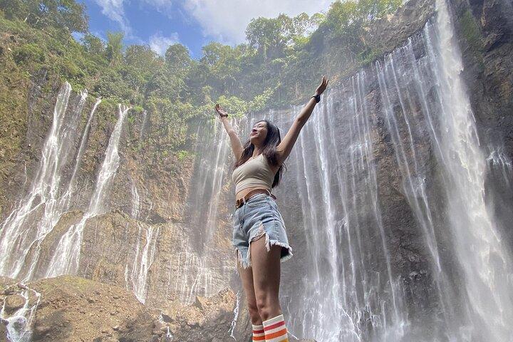 Tour privato di 3 giorni delle cascate Sewu, Bromo e Ijen Blue Fire