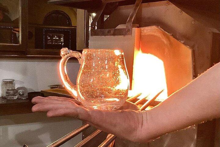 Glas blåser i Prag