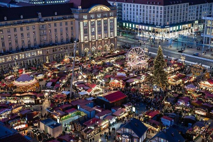 Viagem privada de um dia de Natal de Praga a Dresden e Terezin