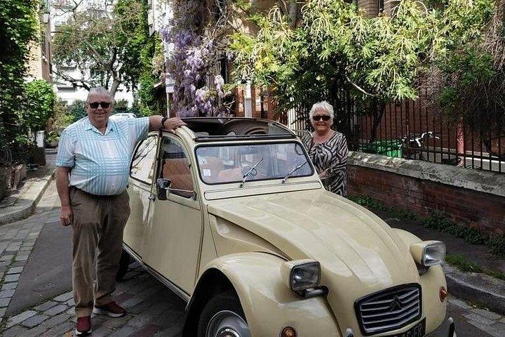 ビンテージ 2CV アドベンチャー : 2 時間のパリの秘密ツアー
