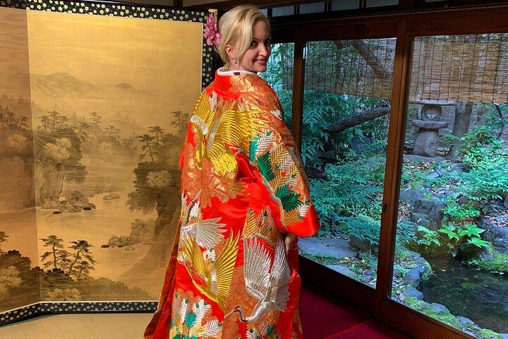 Cerimônia Privada de Chá e Degustação de Saquê na Kyoto Samurai House
