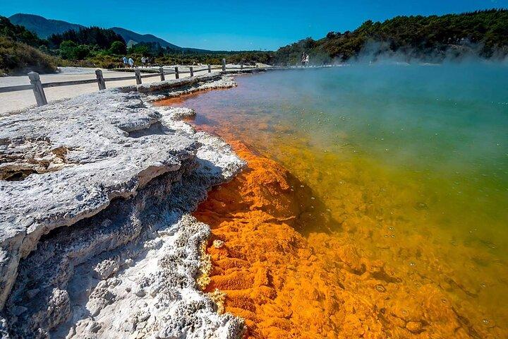 Visite privée de Wai-O-Tapu à Redwoods et Secret Spot au départ d'Auckland