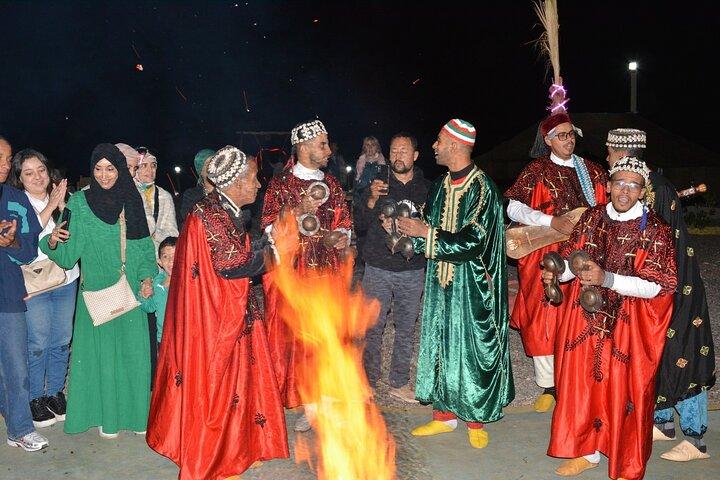 Magical dinner in agafay Desert with Show