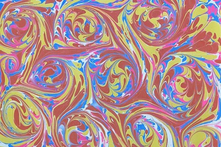 Private Paper Marbling Turkish Art Ebru Class At Locals Home