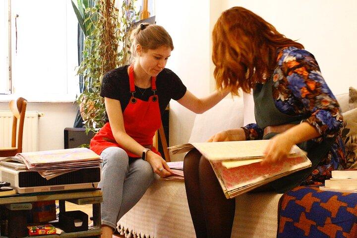 Private Paper Marbling Turkish Art Ebru Class At Locals Home