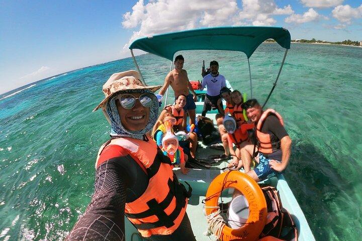 Experimente mergulho com snorkel guiado na Costa Maya