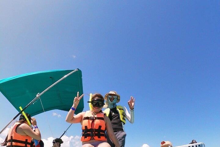 Experimente mergulho com snorkel guiado na Costa Maya