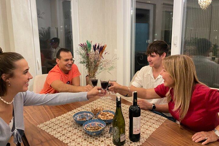 Istanbul Wine Tasting at Home with Local Family