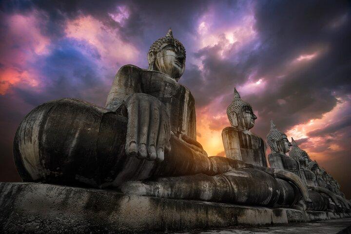 Visite privée des nénuphars géants et du temple de Phuket