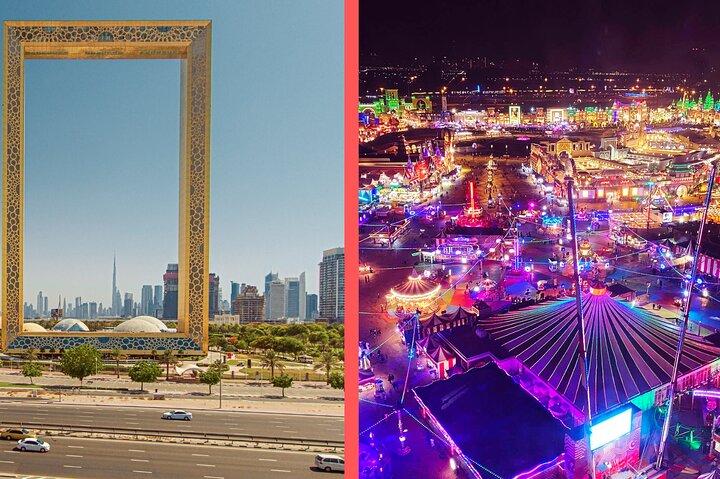 Combo: Kun billetter til Dubai Frame & Global Village