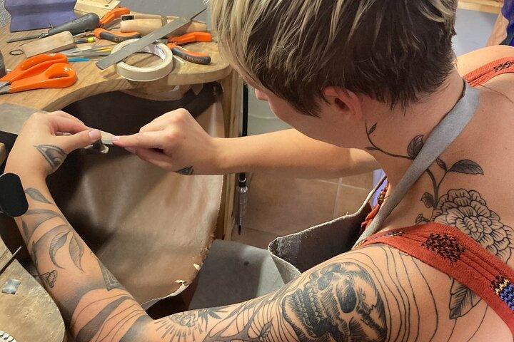 Make your own silver ring in a private jewelry workshop
