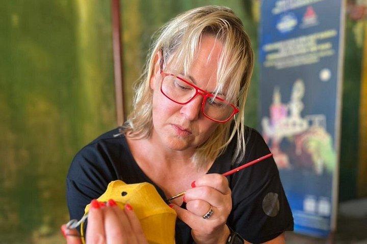 Foldable Lantern Art Class with Acrylic Painting Hoi An