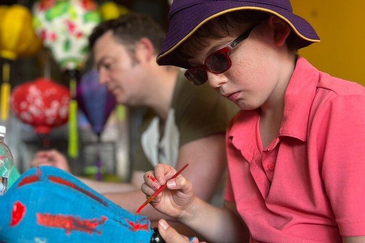 Foldable Lantern Art Class with Acrylic Painting Hoi An
