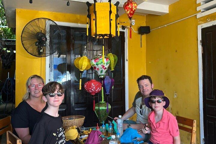 Foldable Lantern Art Class with Acrylic Painting Hoi An
