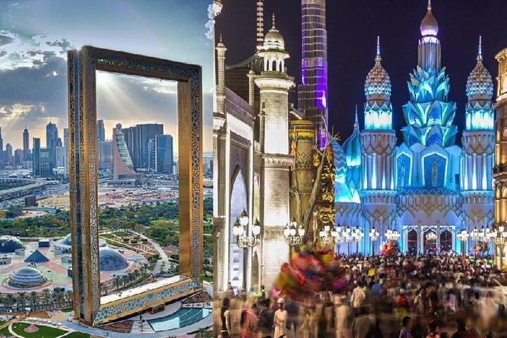 Combo: Kun billetter til Dubai Frame & Global Village