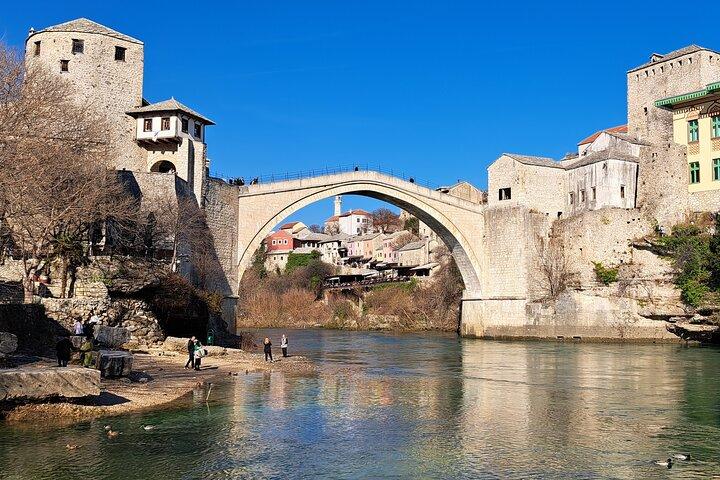 Mostar och Kravice vattenfall privat dagstur från Dubrovnik