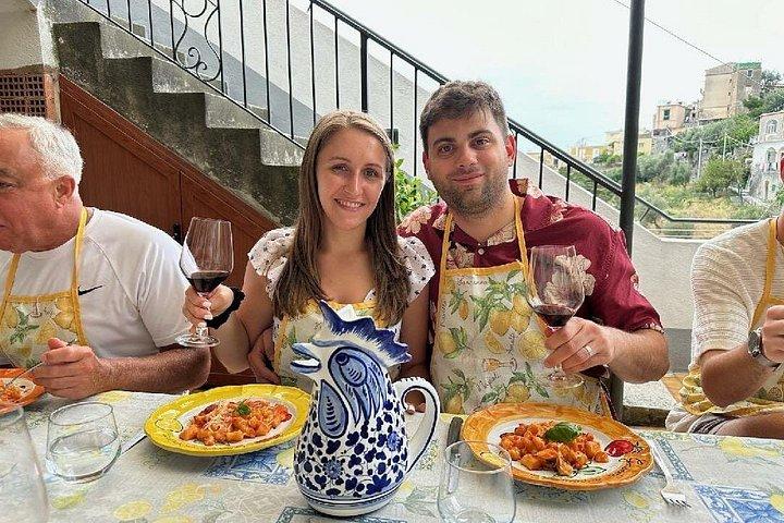 ポジターノで少人数料理教室： Gnocchi, Tiramisù & Drinks