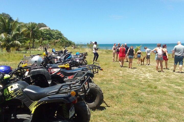 ATV & aventura comunitária, Mangrove tour, degustação de comida e praia