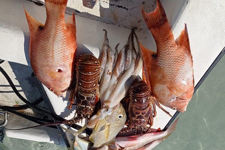 Pesca privada de día completo en los Cayos de Belice