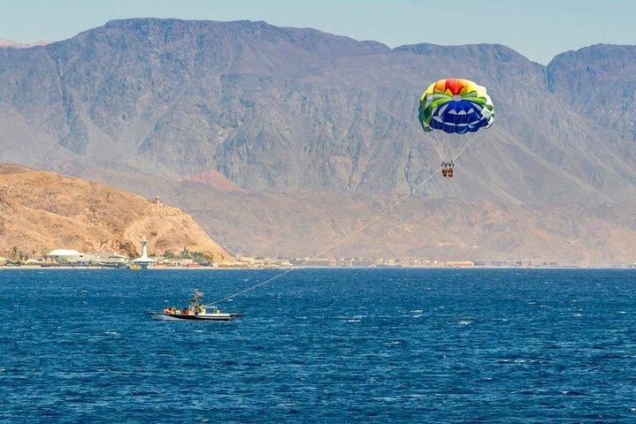 Dahab-parasailen: zweef over de Rode Zee