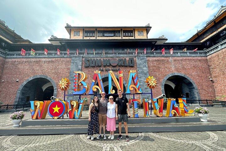 Ba Na Hills og Marble Mountains Private Tour med Streetfood-måltid