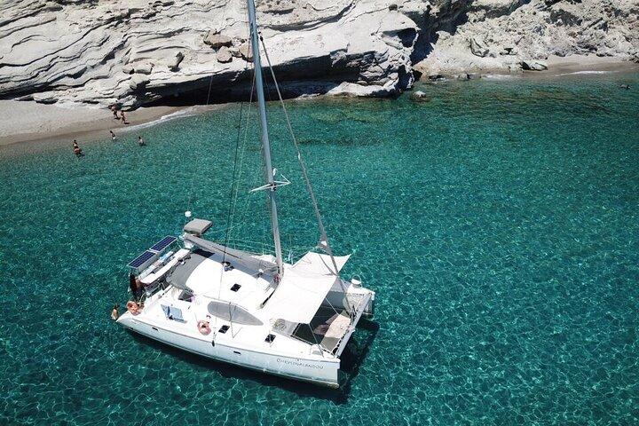 クレフティコの半日カタマラン モーニング クルーズ