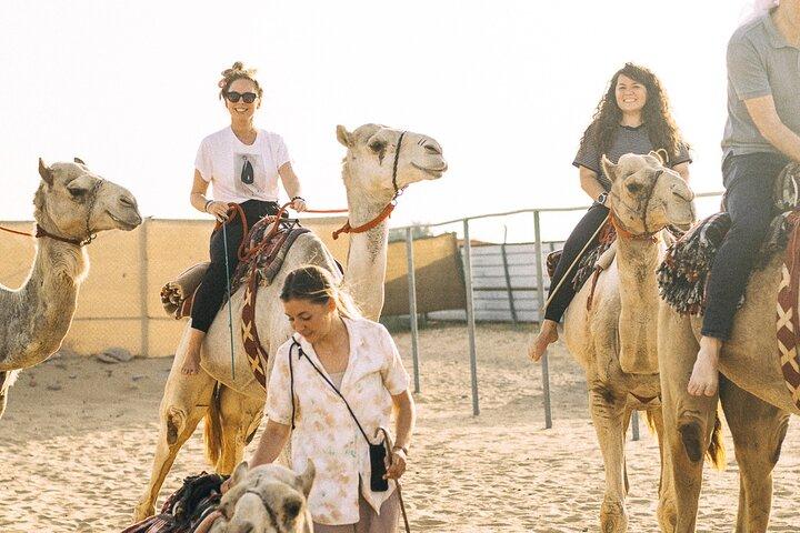 90 minuti di equitazione culturale guidata sul cammello a Dubai