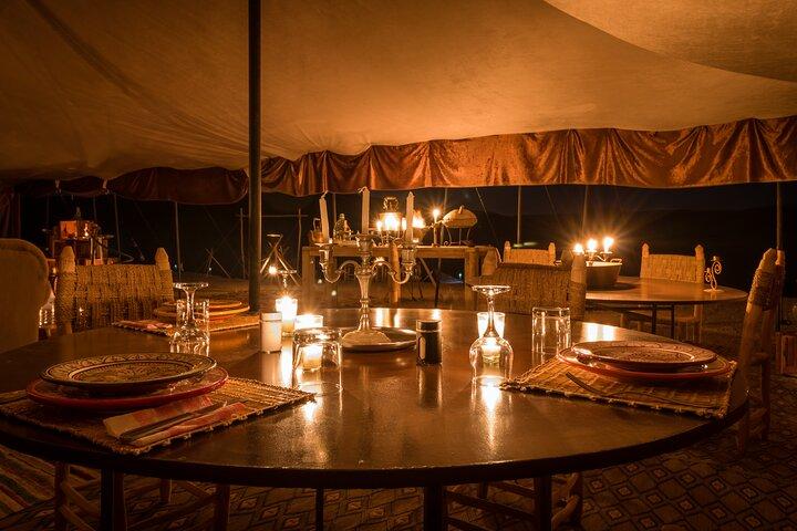 Camel Ride and Dinner in the Agafay Desert with Transportation