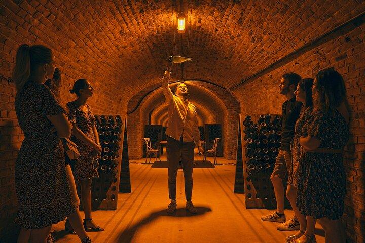 Ab Reims : Champagner-Tour in kleiner Gruppe mit Verkostungen & Mittagessen