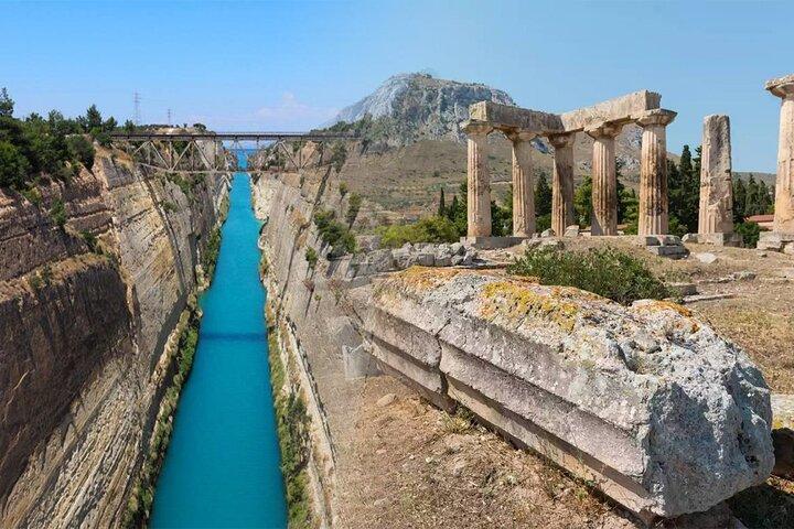 Nafplio Tour privado de medio día a la antigua Corinto y canal de Corinto