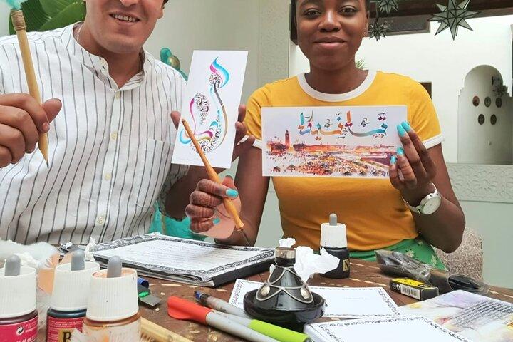 2 Hours Islamic Calligraphy Workshop Marrakech