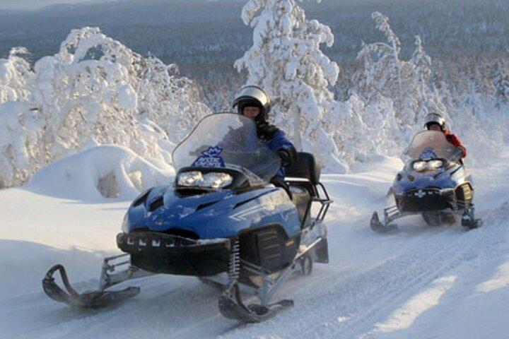 Heldags privat snöskoter i Carpathainbergen