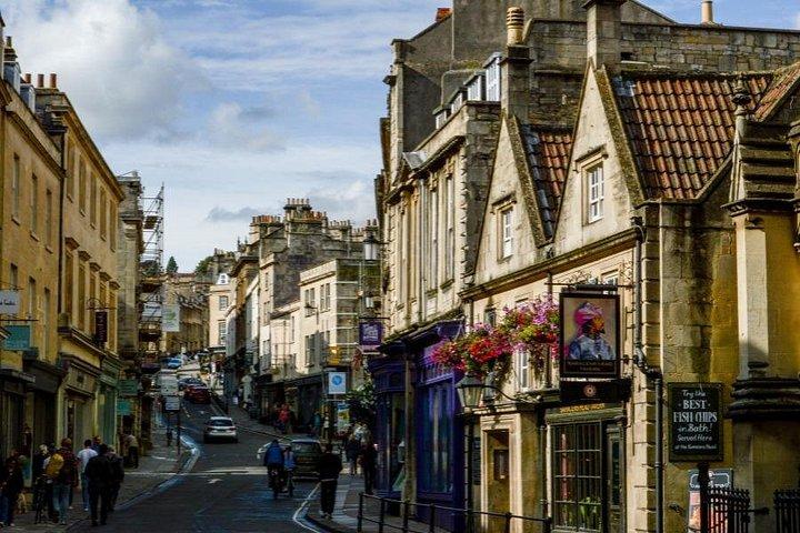 Bath Bridgeton Shoot Locations Walking Tour med en APP