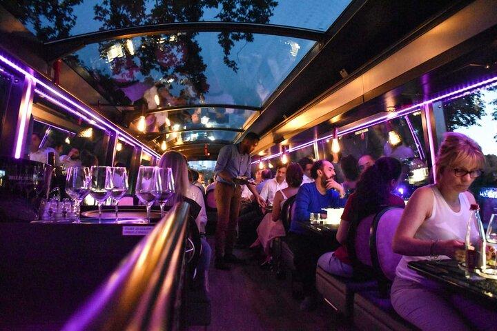 Champs-Elysées Dîner Paris by Night en Bus Panoramique