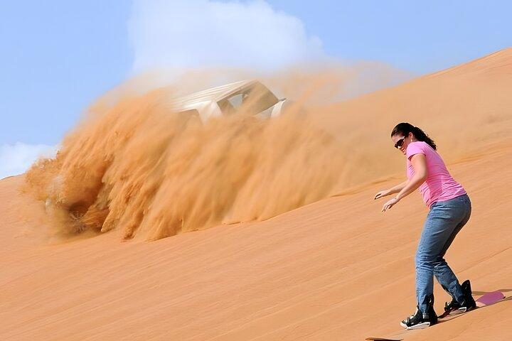 Dubai: Morning Quad Bike Activity– Sand Board and Camel Safari