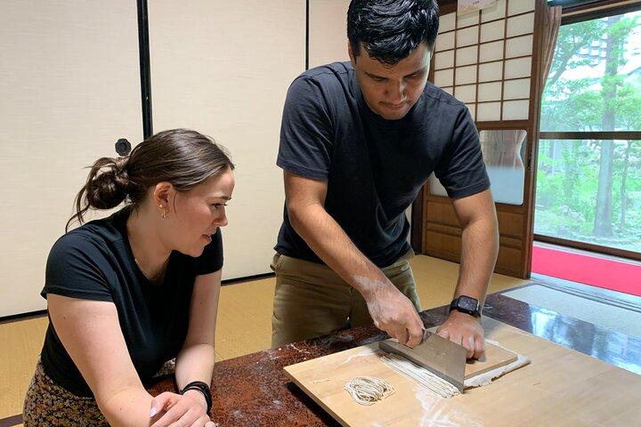 Soba-noedels maken bij Temple